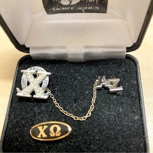 Chi Omega Badge and Pledge Pin